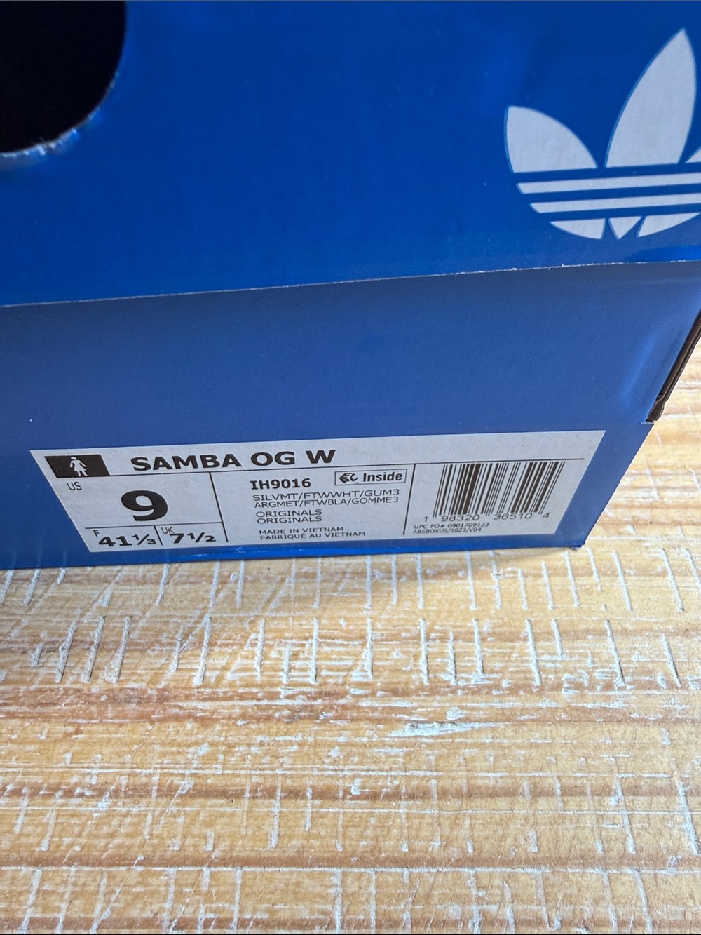 adidas Silver Snakeskin Samba Sneakers - Picture 7 of 7